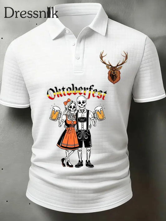Retro-Western-Polo-Shirt für Herren A / S