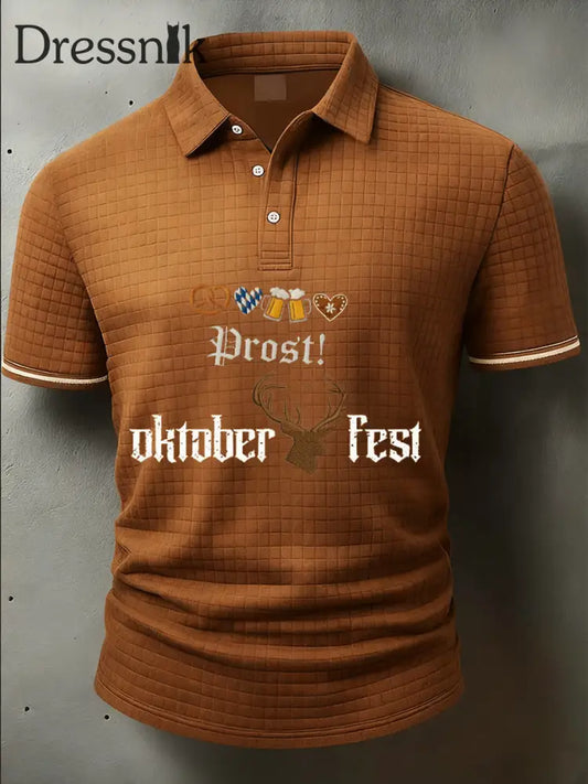 Retro-Western-Polo-Shirt für Herren A / S
