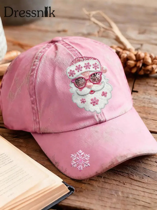 Rosa Weihnachtsmann-Unisex-Hüte Rosa / EINS