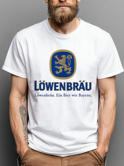 Retro deutsche Bier liebhaber Kunst 100% Baumwolle T-Shirt