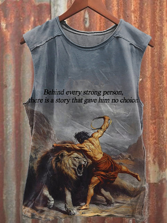 Herren Casual Wrestling Bedrucktes Tank Top