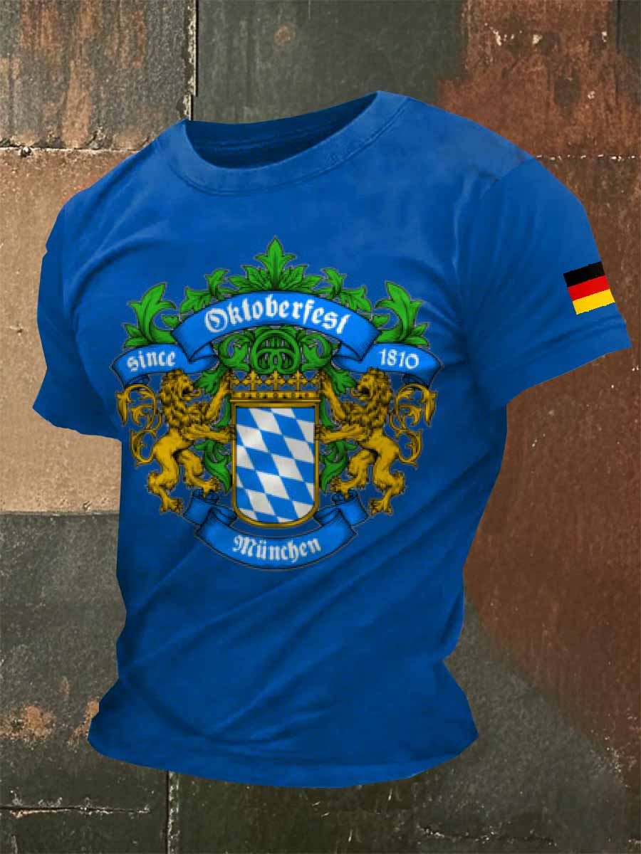 Herren-Oktoberfest-Kurzarm-T-Shirt