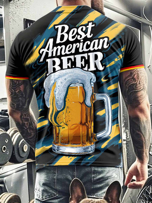 Herren-Oktoberfest-Kurzarm-T-Shirt