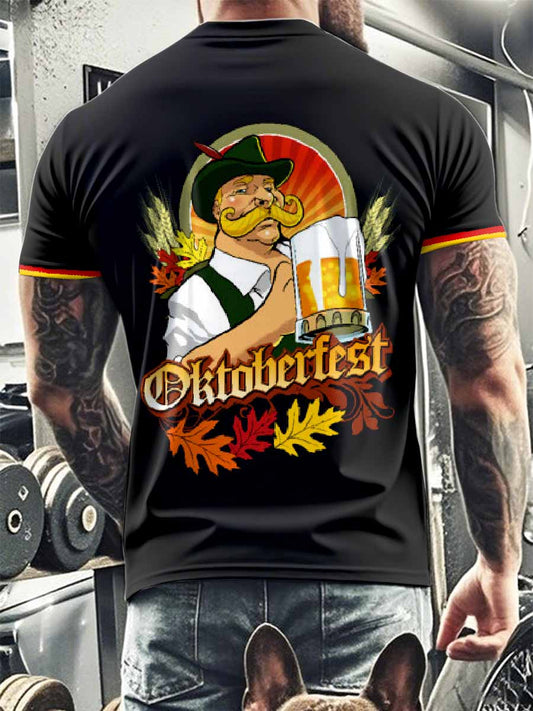 Herren-Oktoberfest-Kurzarm-T-Shirt