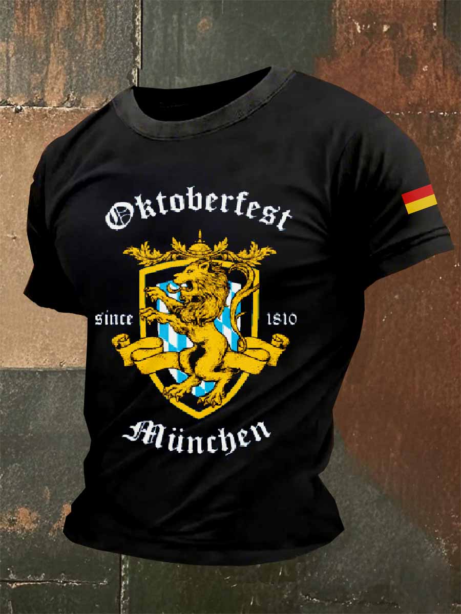 Herren-Oktoberfest-Kurzarm-T-Shirt