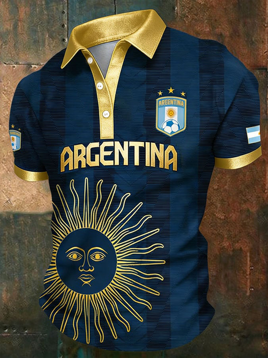 Männer argentin isches Fußball trikot