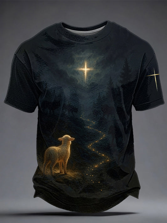 Herren-T-Shirt mit Glaubensmotiv