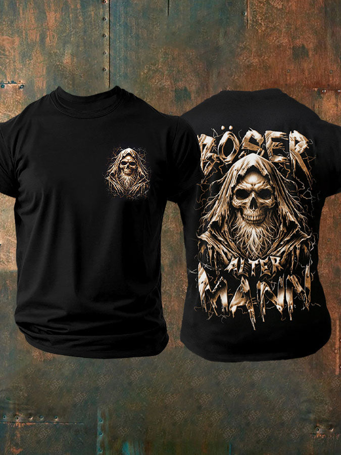 Herren T-Shirt mit BÖSER ALTER MANN-Print