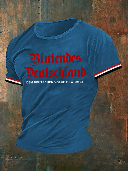 Deutschland bedrucktes T-Shirt für Männer