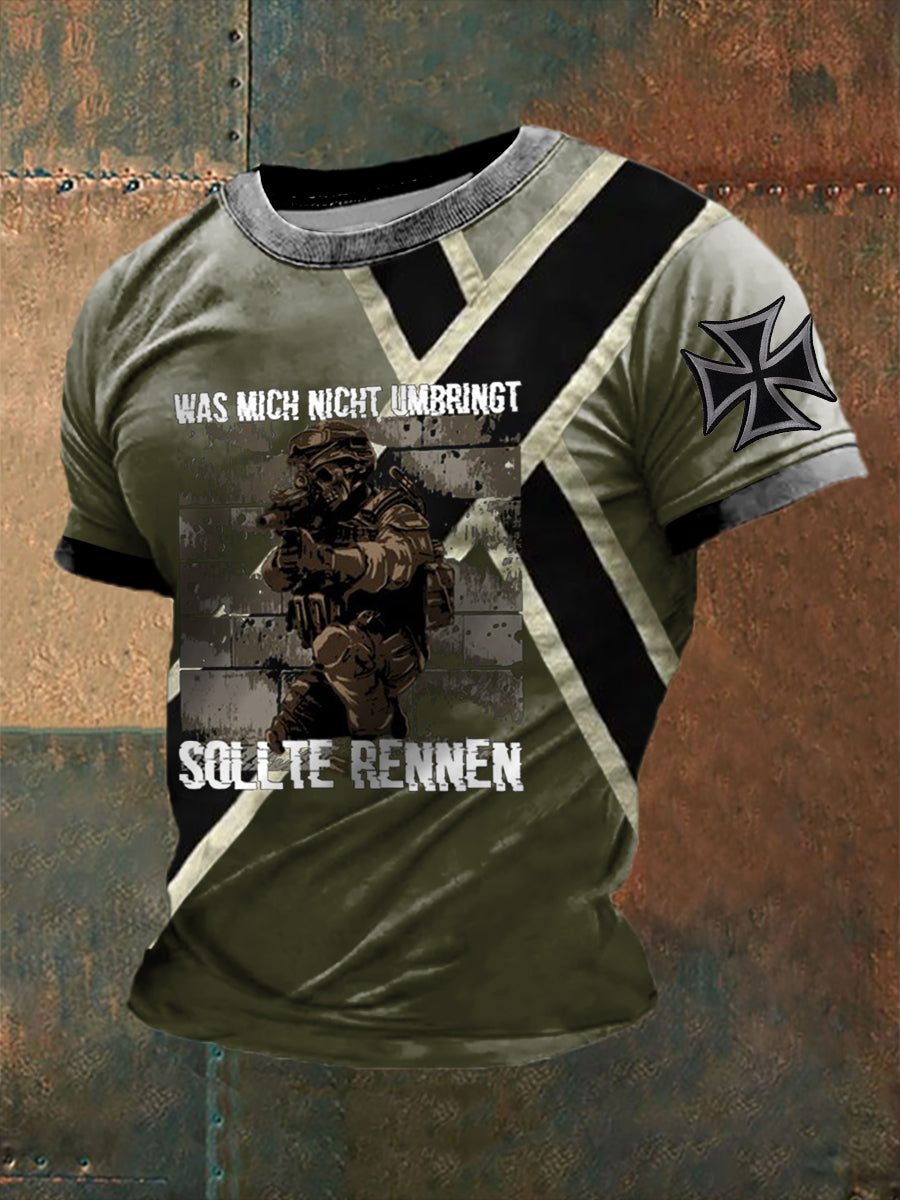 Männer waren nicht umbringt bedrucktes kurzärmliges T-Shirt