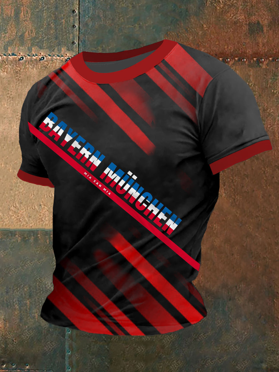 Herren-T-Shirt von Bayern München mit kurzen Ärmeln