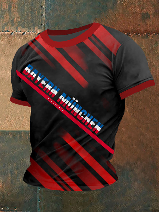 Herren-T-Shirt von Bayern München mit kurzen Ärmeln