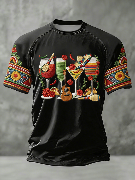 Kurzarm-T-Shirt vom 5. Mai des Männer festes