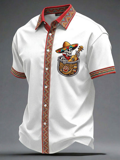 Kunst hemden Cinco de Mayo für Herren