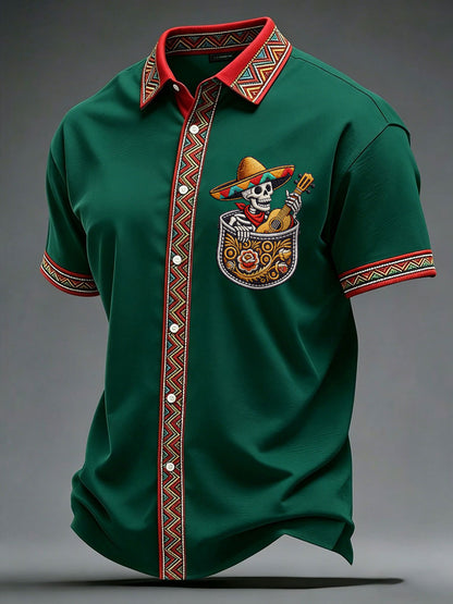 Kunst hemden Cinco de Mayo für Herren