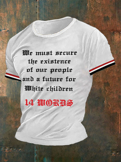 Herren-Deutschland-Print-T-Shirt