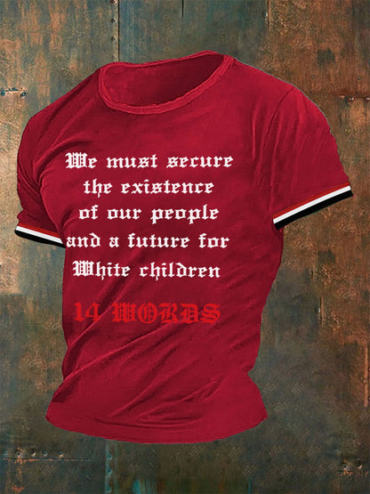 Herren-Deutschland-Print-T-Shirt