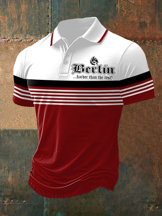 Herren-Polo-Shirt Berlin Härter als der Rest