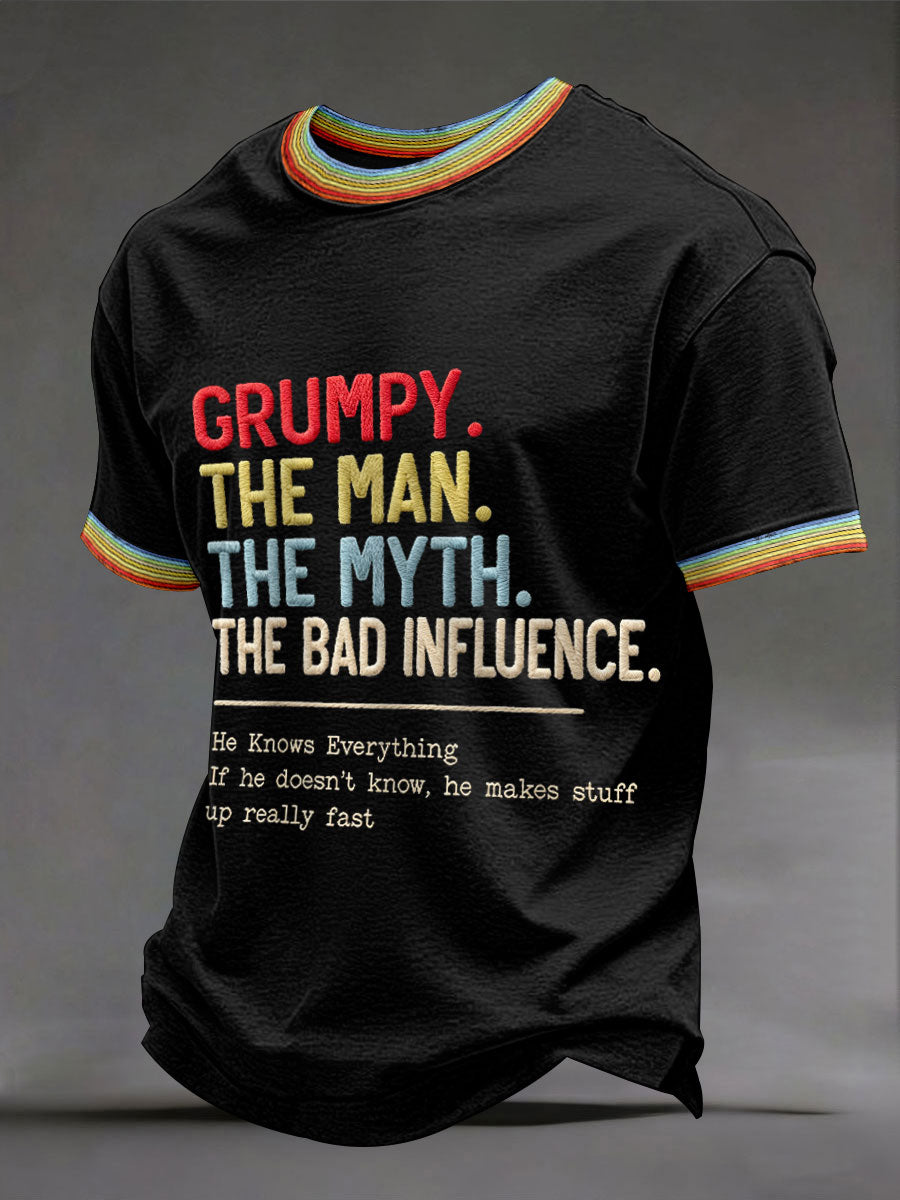 Herren-T-Shirts "Grumpy the Man"