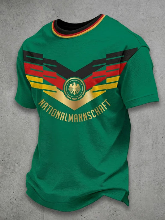 Herren-Deutschland-Print-T-Shirt