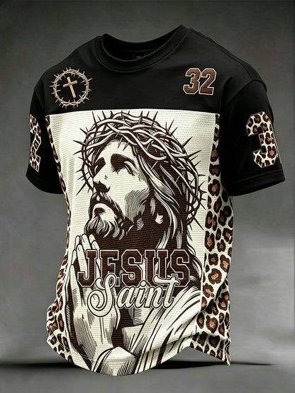 Herren-Jesus-Christ-T-Shirts