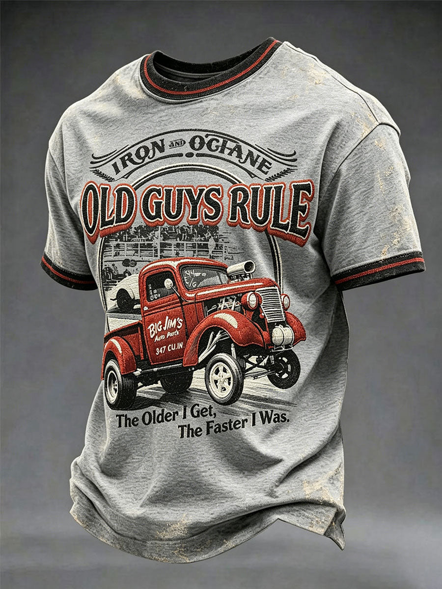 Herren-Old-Guys-Rule-T-Shirts