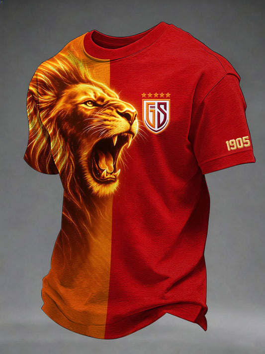 Männer Türkei Fußball Print Casual T-Shirt