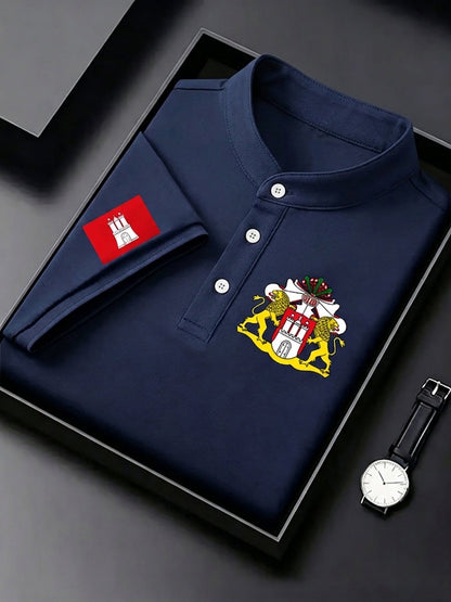 Herren-Hafengeburtstag bedrucktes Kurzarm-Shirt