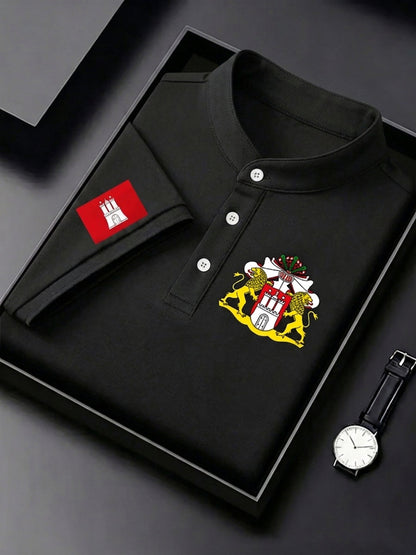Herren-Hafengeburtstag bedrucktes Kurzarm-Shirt