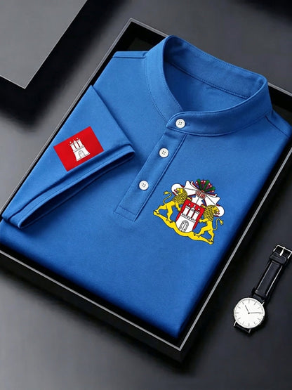 Herren-Hafengeburtstag bedrucktes Kurzarm-Shirt