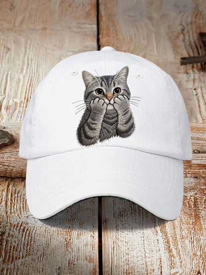 Unisex Schöne Katze Bestickter Hut