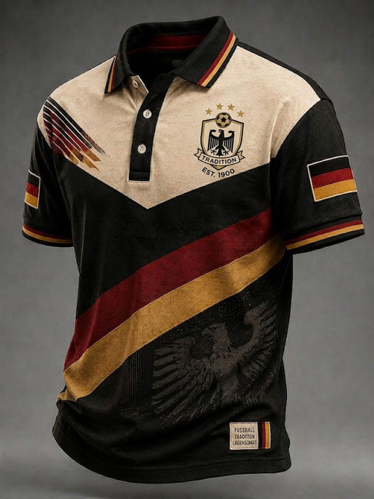 Herren-Fußballshirt mit Deutschland-Druck