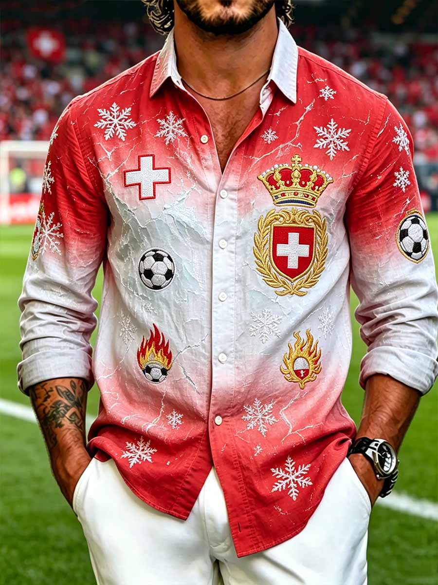 Gedrucktes Herren-Trikot der Schweizer Fussballliga