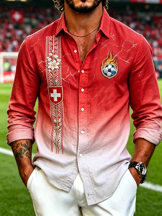Gedrucktes Herren-Trikot der Schweizer Fussballliga