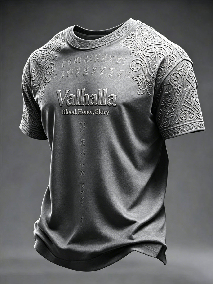 Herren-T-Shirt mit Valhalla-Print