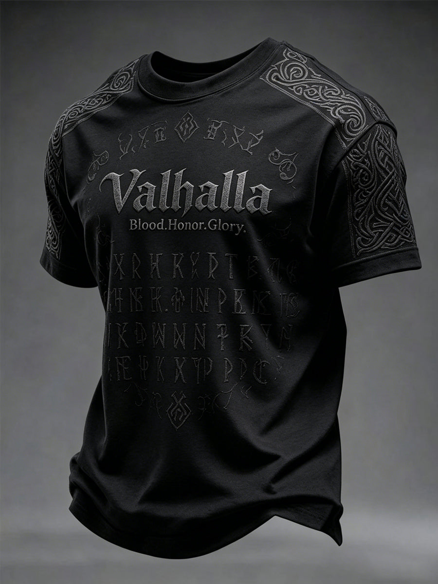 Herren-T-Shirt mit Valhalla-Print