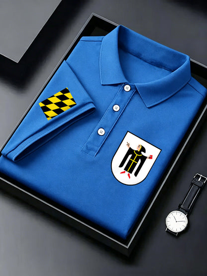 Herren-München-Shirt mit Aufdruck und kurzen Ärmeln