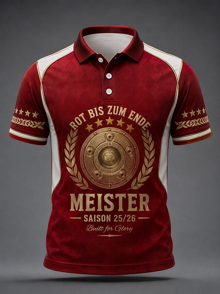 Herren-Fußballfan-Hemd mit Aufdruck, Deutschland
