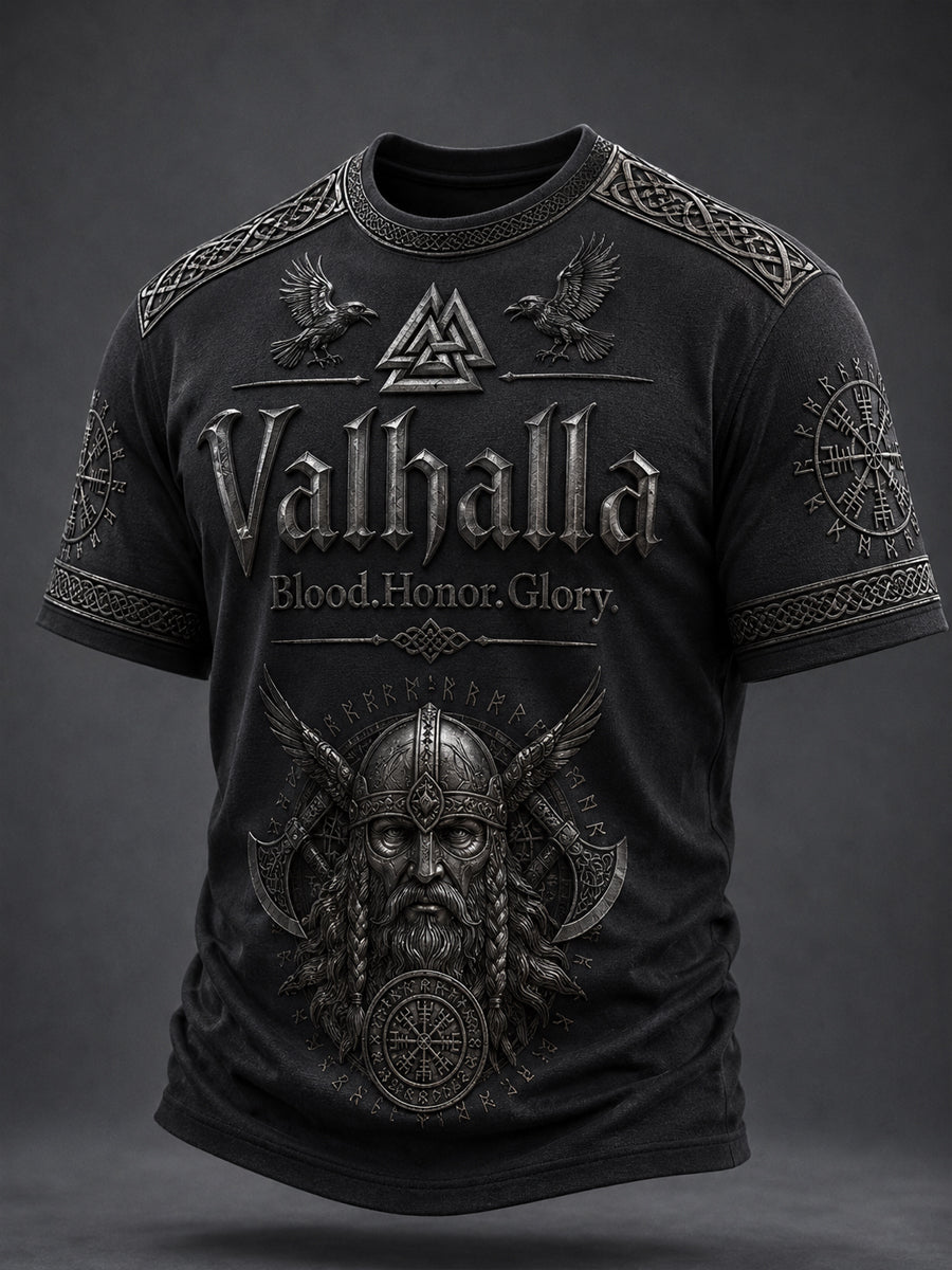Herren-T-Shirt mit Valhalla-Print