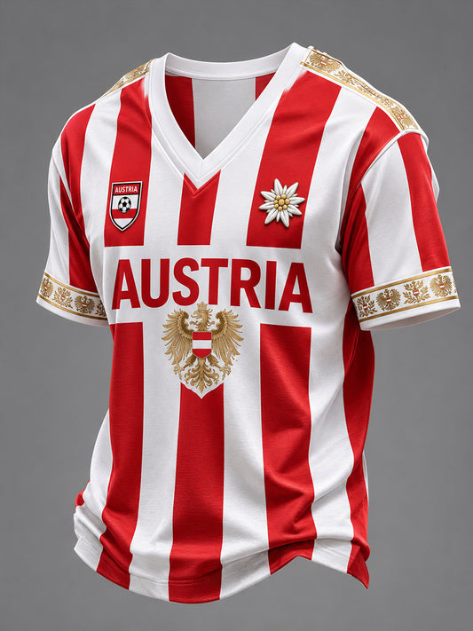 Herren-T-Shirt mit V-Ausschnitt Österreich