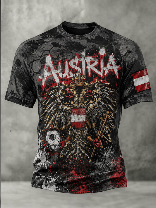 Herren-T-Shirt aus Österreich mit kurzen Ärmeln