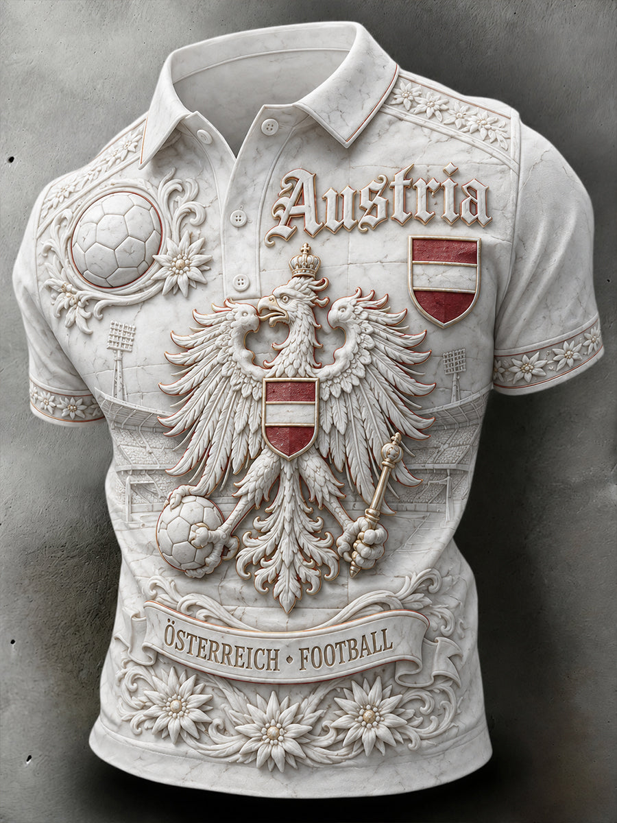 Herrenhemd aus Österreich mit kurzen Ärmeln