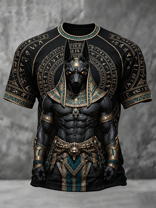 Anubis T-Shirts für Männer im alten Ägypten