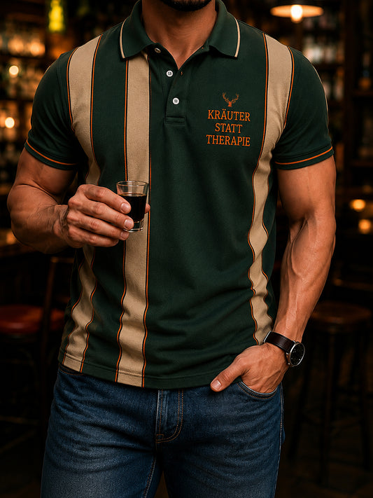 Herren-Herbal-Likör-Liebhaber-Shirt in Deutsch