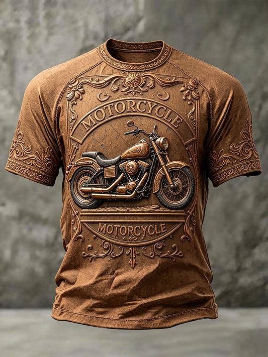 Herren-Vintage-Motorrad-T-Shirts