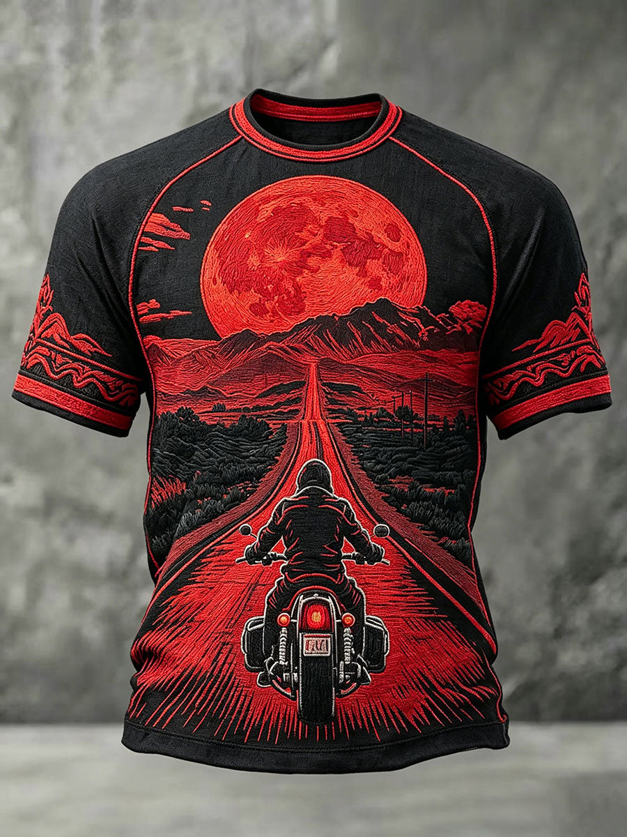 Herren-Vintage-Motorrad-T-Shirts