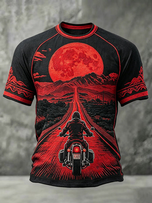 Herren-Vintage-Motorrad-T-Shirts