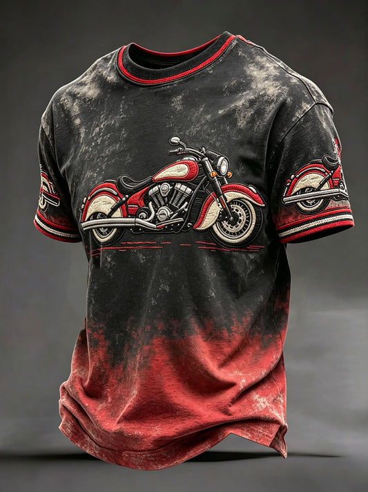 Herren-Vintage-Motorrad-T-Shirts