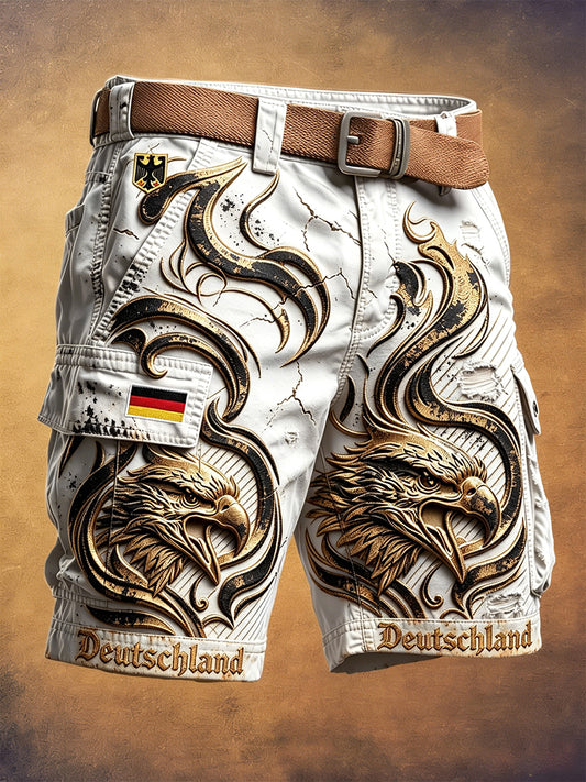 Deutsche geprägte Freizeit-Arbeits shorts für Männer