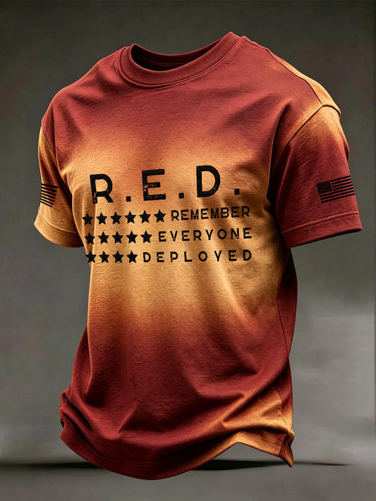 Rote Freitags-T-Shirts für Herren